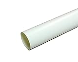 雨樋部品　丸樋４２φ ２Ｍ ホワイト
