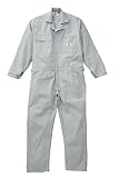 [ディッキーズ]Dickise【ツナギ服】年間物ストライプツヅキ服・ベーシックカバーオール《059-21-703》 (S, SG シルバーグレー)