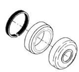 Grohe 45 435切替弁Escutcheon for Grohe 19 903切替弁トリム、 45435000