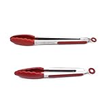 2本 キッチントング キッチンツール バーベキュー サラダ クリップ