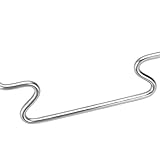 Merssavo 創造的なステンレス鋼の戸棚ゴミ箱、ゴミ箱ホルダーフレーム、ごみ収納袋掛けラック、多機能ドアキッチンキャビネット食器掛けフックハンガー