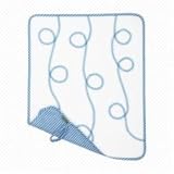 ECOBIBI(エコビビ）　オーガニック・コットン　おむつ替えシート（ブルーギンガム）