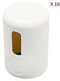 10 xウエストブラスd201p-wh-pk食器洗い機エアギャップキャップキット、ホワイト