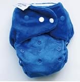 itti bitti（イッティビッティ） ロイヤルブルー　オーガニックコットン　布おむつ （カバー＆ライナー付き）