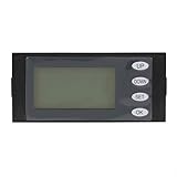 Akozon PEACEFAIR電圧メーター、デジタルLCD電流電圧エネルギーメーターワットKWHパネルPZEM-002 AC 20A 80-270V