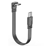 USB CからUSB C ケーブル L字 30cm USB Type-C ケーブル type-c to type-c ケーブル 直角90度C型充電ケーブル シリコン製ソフトフラット直角 USBC - USBC コード