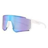 Easton Hype Shield スポーツサングラス ホワイト 128mm, ホワイト, 128 mm