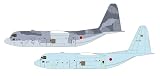 プラッツ 1/300 航空自衛隊 C-130H 戦術輸送機 ハーキュリーズ スーダン緊急派遣機 2機セット プラモデル PF-76