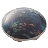 サンアート 名画 排水口カバー 睡蓮 洗面台 トイレ タンク カバー 水まわり かわいい インテリア おしゃれ アート エレガント 磁器 セラミック 蓋 流し台 お手洗い 81021200