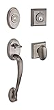 Baldwin DCCOLXELLTSR152 Reserve Double Cylinder Handleset Columbus x Ellipse with Traditional Square