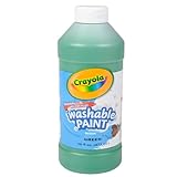 クレヨラ ボトル絵の具 グリーン 水で簡単に落とせる 単色ボトル 473ml 201644 正規品