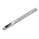 ベルト 穴あけ ポンチセット 電気めっき加工 レザー 穴開け 内径 3.0mm 3.5mm 4.0mm 6本セット