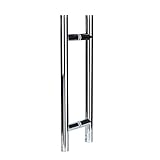 8 "ラダースタイルプルハンドル|フレームレスガラスShowers | Coastalシャワードア C5313-8B