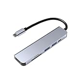 USB C ハブ 6in1 Type-C Hub バスパワー 4K HDMI PD充電 SD microSD カードリーダー ドッキングステーション USBハブ 変換 USB-C 変換アダプタ 充電器 ケーブル アダプタ スマホ MacBook iPad air Pro Surface Android ノートPC