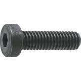 TRUSCO(トラスコ) 低頭六角穴付ボルト 黒染め全ネジ M4×6 24本入 B081-0406