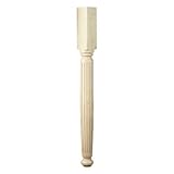 ブラウンwood-english Estate Flutedバー半分column-hard Maple 01040340hm2
