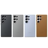 Galaxy S25 Ultra Kindsuit Case 純正 レザー ケース Leather Case EF-VS938 海外純正品 [並行輸入品] Melon Family携帯クリーナーセット (グレー)