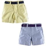 polo_ralph_lauren ラルフ  ローレン ショート パンツ（イエロー・ブルー）【月齢：１歳~２歳】（並行輸入品） (24M（2歳）, イエロー)