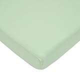 American Baby Company Jersey Knit Porta-Crib Sheet, Celery by American Baby Company [並行輸入品]
