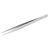 SRI SHOPストレートピンセット 反磁性ステンレス 先端微細1PK-105T