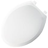 Bemis Mfg 120 C 000細長いプラスチックToilet Seat with top-titeヒンジ、ホワイト 1 120-000 1