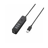 エレコム USB3.0ハブ（4ポートマグネット付き） U3H-T410SBK ds-1311117