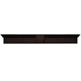 Buildersエッジ060020973009 73 5 / 8 " x 9 "クラシックDentilウィンドウヘッダー009、Federalブラウン