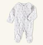 【並行輸入】RALPH LAUREN(ラルフローレン) ベビー長袖足付きＴロンパース 9m（70サイズ）