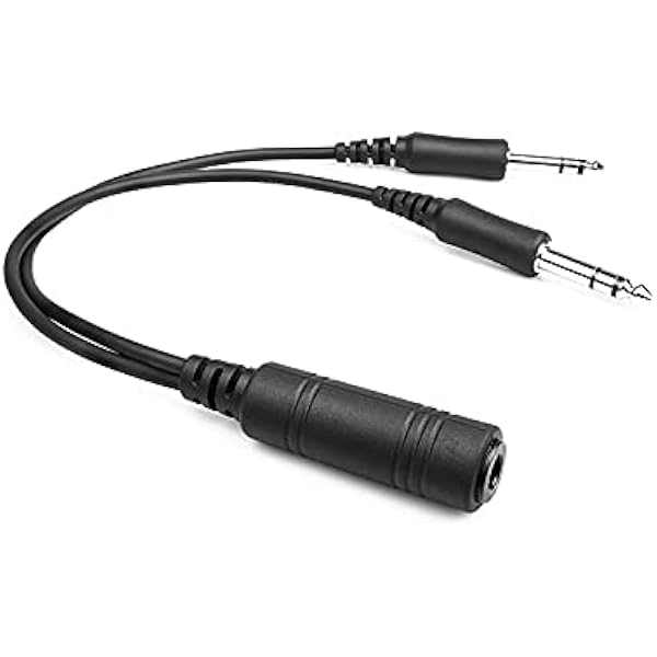 Ancable Helicopter Plug Headset Adapter 