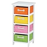 アジアン家具　籐家具　ランドリー　収納BOX　収納ケース　MN-5514WH　木製収納家具