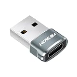 USB C 変換アダプタ Type-C (メス) to USB 2.0 (オス) 小型 急速充電&データ転送 OTG対応 USB Type-C 変換アダプタ M-acBook/i-Pad/i-Phone15 16/A-irpods/X-peria/G-alaxyなどType-C機器対応 グレー