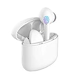 Bluetoothヘッドフォン、スポーツ用真のワイヤレスイヤフォン、25時間の再生時間内蔵デュアルマイク、すべてのBluetoothデバイス
