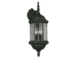 Kenroy Home 16267BL Custom Fit 5-In-1 3-Light Wall Lantern, Black [並行輸入品]