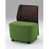 ITOKI（イトーキ） FlowLounge（フロウラウンジ）ソファー LAZ-140GZ（背：K1 セピアブラウン）、アイビーグリーン LAZ-140GZ-K1Q2