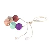 Kitdine 歯固め シリコン製 授乳ネックレス 歯固めジュエリー FDA認可済 BPAフリー (Fivestar-3)