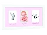 Tiny Ideas Baby's Print Handprint or Footprint Keepsake Photo Frame - A Great Baby Shower Gift [並行輸入