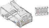 StarTech 単線のための猫6 RJ45モジュラプラグ - （crj45c6sol50） 50パック 晴れ