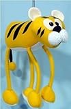 Springy Tiger Animal Brightly Coloured Mobile by Panopoly