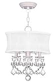 Livex Lighting 6303-03 Newcastle White Convertible Chain Hang/Ceiling Mount [並行輸入品]