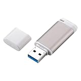 エレコム USBメモリ 64GB USB3.2(Gen1) キャップ式 アルミ素材 ゴールド MF-RCU3064GGD
