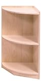 Steffy Wood Products 30-Inch Curved End Storage [並行輸入品]
