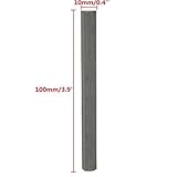 YCOSON　10mm * 100mm フェライトロッドバー ループスティック ラジオアンテナ空中水晶