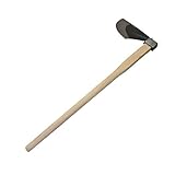 トンビ鍬(シノギ付) 樫3尺柄付　No.5