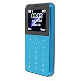 超小型ミニスマートフォン 3G デュアル SIM 小型携帯電話 1GB RAM 8GB ROM、5.0MP クアッドコアロック解除済み携帯電話子供用ポケット HD カメラ付き (BLUE)