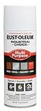 Rust-Oleum 1690830 1600 System Multi-Purpose Enamel Spray Paint, 12-Ounce, Flat White [並行輸入品]