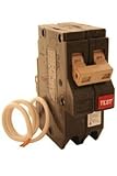 CH240GF EATON CUTLER HAMMER CH SERIES GFCI TAN HANDLE 40 AMP 2 POLE GFI CIRCUIT BREAKER 2P 40A 10K [