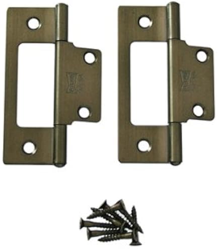 Amazon.co.jp: ハイロジック フラッシュ蝶番 64mm P-663 クロ : 産業