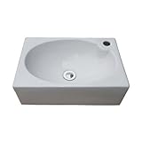 洗面ボウル 陶器 オンカウンタータイプ 小サイズ 幅45cm INK-0405035H