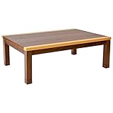 山善(YAMAZEN) こたつ テーブル おしゃれ (120×80cm 長方形) 継脚付き GJS-HD120H