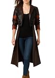 LP-FACON レディース ハロウィン コスプレ コスチューム フェイクレザー コート, Zoe Galaxy Coat マルチカラー, Large